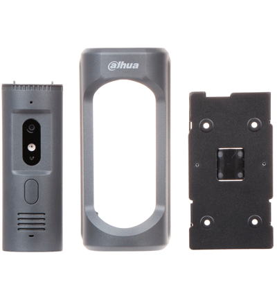 Frente De Calle/ Dahua/ Vto2101e-p-s2/ Para Videoportero Ip/ Antivandalico Ik10/ Funcion Independiente/ Metalico/ Ip65/ Camara De 2 Megapixeles/ Soporta Mensajes De Video Y Audio/ Poe 802.3 Af/ Apert