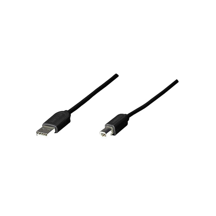 Cable Usb,manhattan,342650, A-b 1.8m, Negro Economico