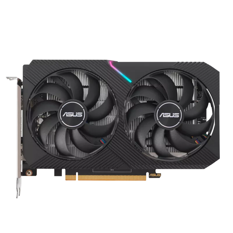 Tarjeta De Video Asus Radeon Rx6400 /pcie X16 4.0 /4gb Gddr6 /hdmi /dp /estandar /gama Basica