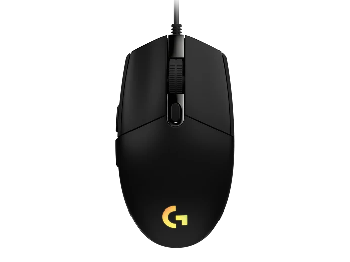 Mouse Gaming Logitech G203 Rgb Lightsync Optico Usb Alambrico 6 Botones Programables Negro