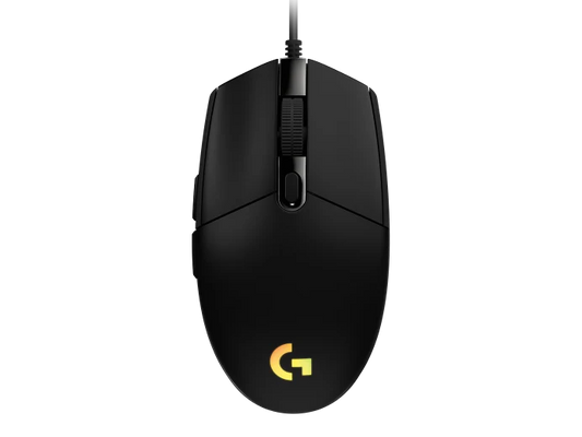 Mouse Gaming Logitech G203 Rgb Lightsync Optico Usb Alambrico 6 Botones Programables Negro