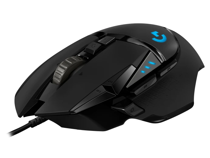 Mouse Gaming Logitech G502 Hero Negro Alambrico Usb Lightsync Rgb 16k Dpis