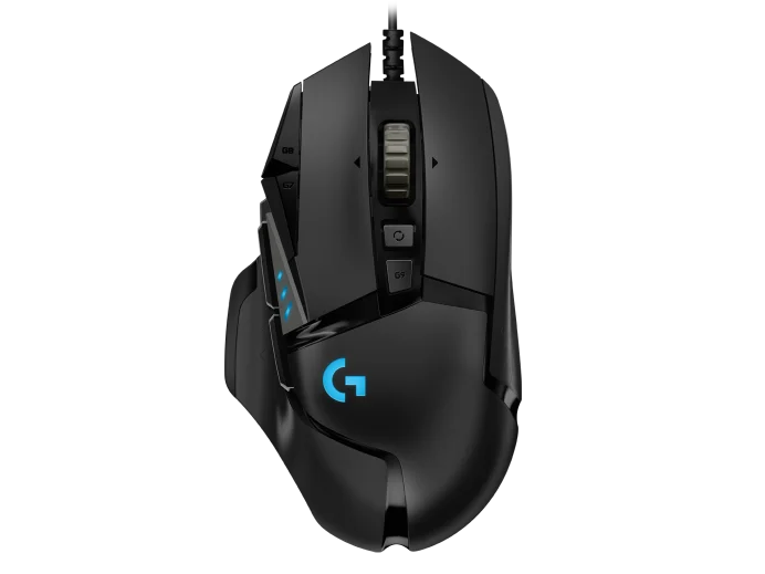 Mouse Gaming Logitech G502 Hero Negro Alambrico Usb Lightsync Rgb 16k Dpis