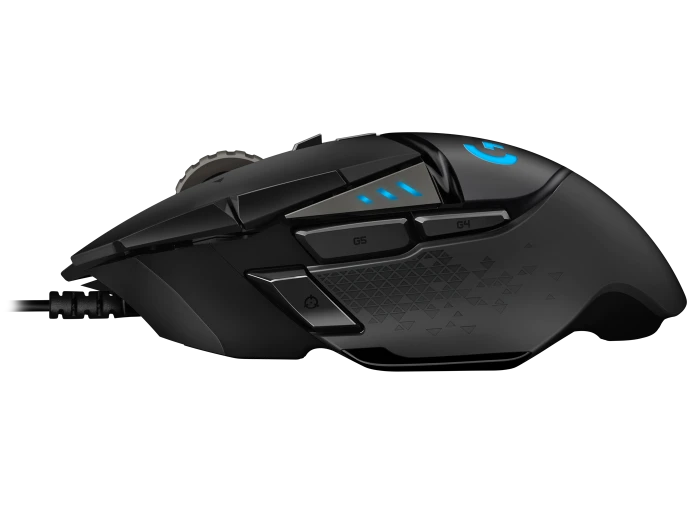 Mouse Gaming Logitech G502 Hero Negro Alambrico Usb Lightsync Rgb 16k Dpis