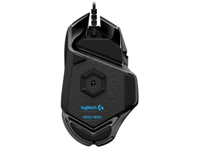 Mouse Gaming Logitech G502 Hero Negro Alambrico Usb Lightsync Rgb 16k Dpis