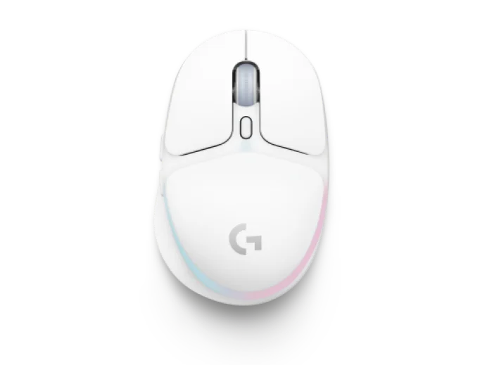 Mouse Gaming Logitech G705 Lightspeed Blanco Aurora Collection Inalambrico Con Bateria Recargable