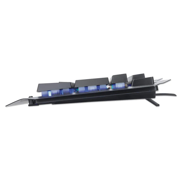 Teclado Gaming Led , Manhattan , 180610 ,con PÁnel MetÁlico Para Celular