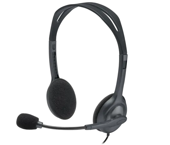 Audifonos Diadema Logitech H111 Jack 3.5 Mm Gris