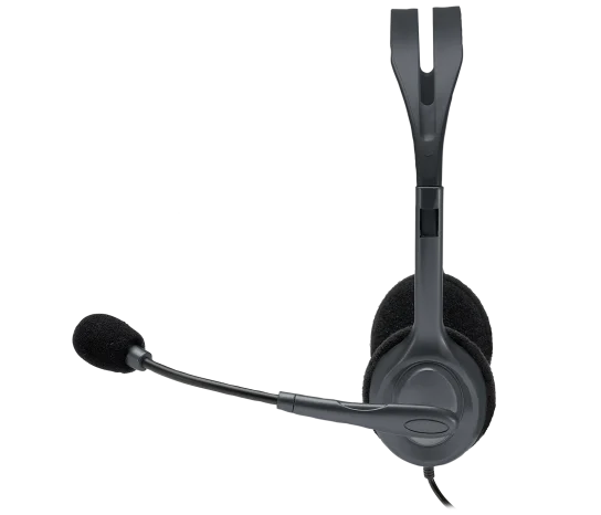 Audifonos Diadema Logitech H111 Jack 3.5 Mm Gris