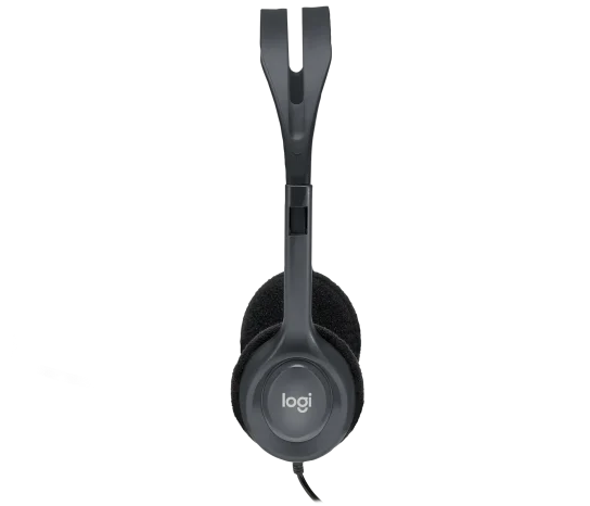 Audifonos Diadema Logitech H111 Jack 3.5 Mm Gris