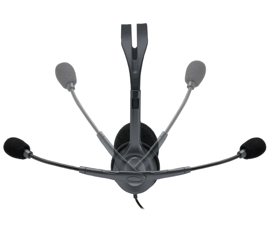Audifonos Diadema Logitech H111 Jack 3.5 Mm Gris