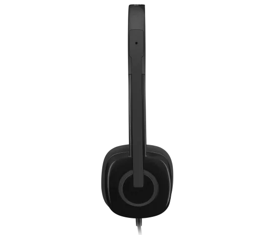 Audifonos Diadema Logitech H151 Control De Volumen Jack 3.5mm Negro
