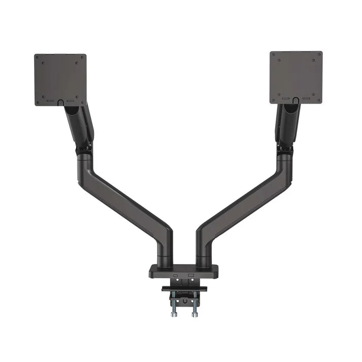 Soportes/manhattan/462587/soporte De Aluminio Con Sistema De Pistón Para 2 Monitores De 17 A 45
