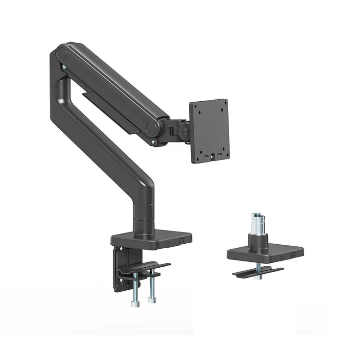 Soportes/manhattan/462570/soporte De Aluminio Con Sistema De Pistón Para 1 Monitor De 17 A 49
