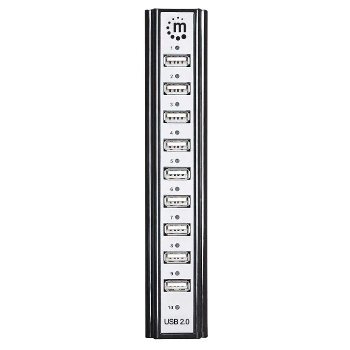 Hub Usb,manhattan,161572, V2.0 10 Ptos Con Fuente