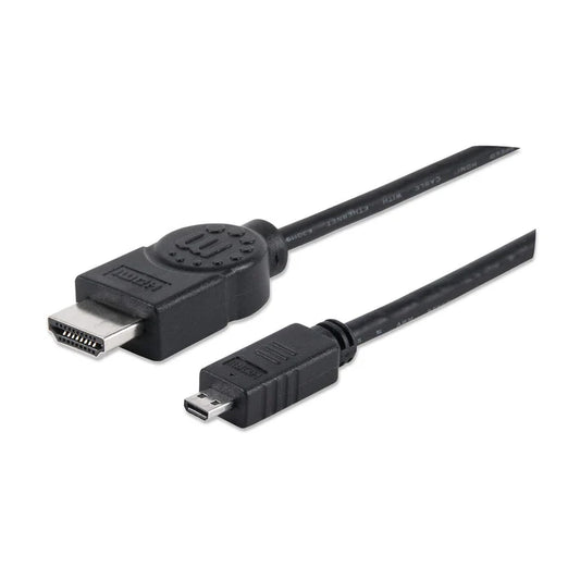 Cable Hdmi,manhattan,324427, 1.4 M-micro 2methernet