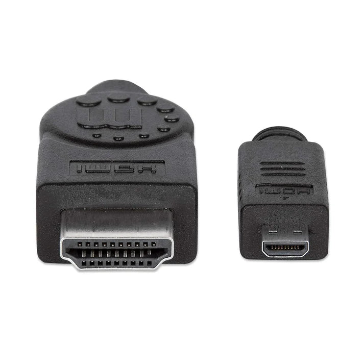 Cable Hdmi,manhattan,324427, 1.4 M-micro 2methernet