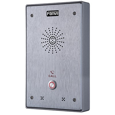 Intercomunicador Ip, 2 Líneas Sip, 2 Relevadores Con Botón Para Llamada, Anti-vandálico, Ip65 E Ik10, Poe