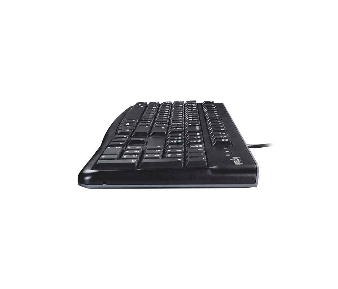 Teclado Logitech K120 Negro Alambrico Usb Pc / Windows Resistente A Derrames