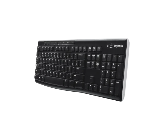 Teclado Logitech K270 Negro Multimedia Mini Receptor Usb Pc