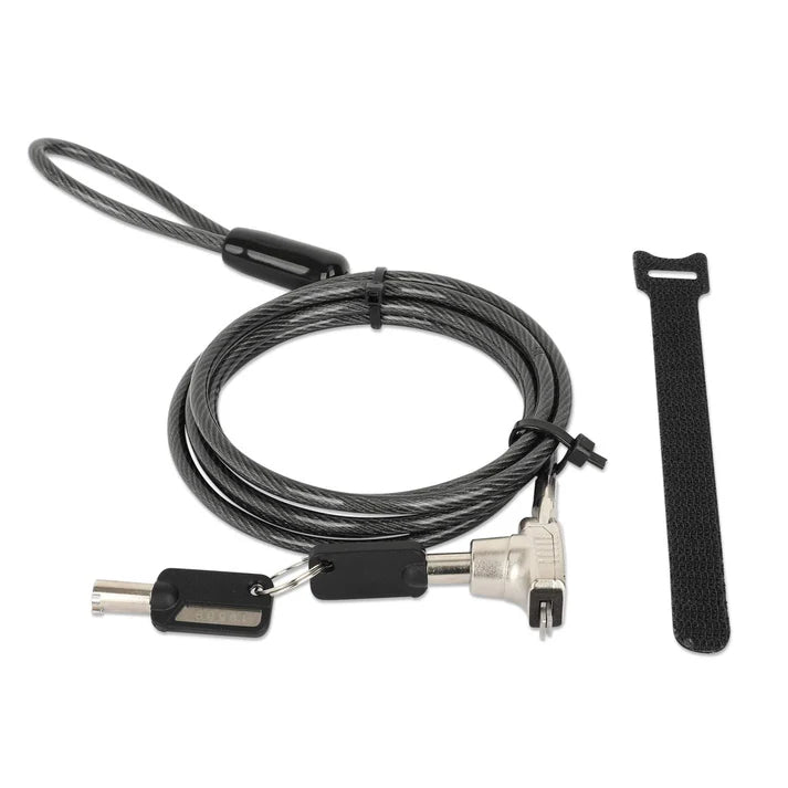 Candado Laptop , Manhattan, 440486 ,nano Llave 1.8mts Gris
