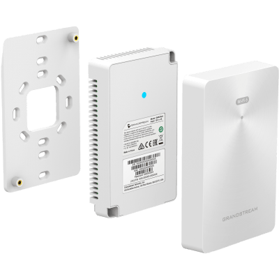Punto de acceso Wi-Fi 6 802.11ax de pared, MU-MIMO 2x2:2 (2.4G) y 3x3:2 (5G), Throughput inalámbrico de 3 Gbps y 4 puertos Gigabit cableados