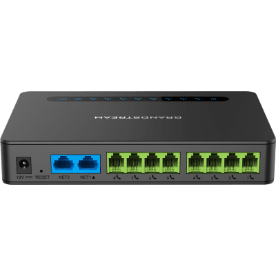 Gateway 8 Puertos FXS (Conectar Teléfono Análogo) con Router NAT Gigabit / 2 Perfiles SIP