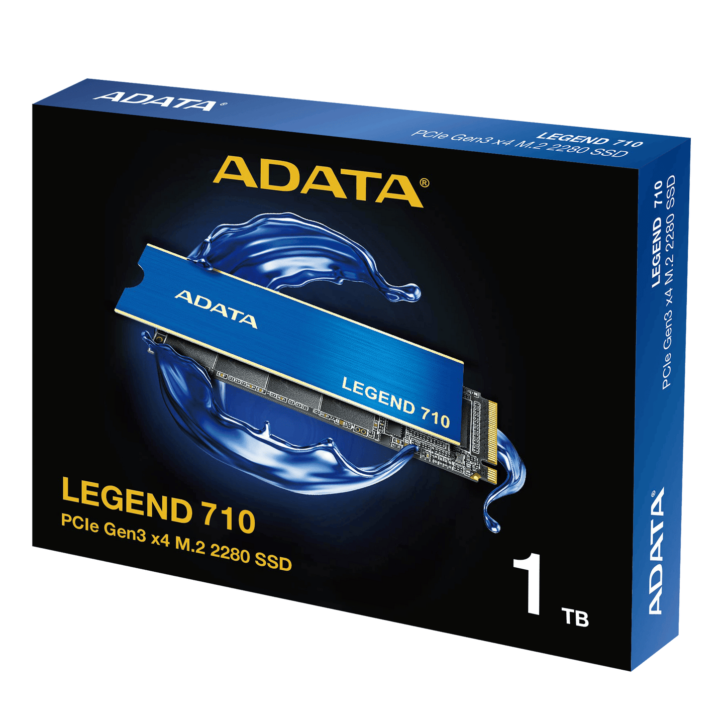 Unidad De Estado Solido Ssd Interno Adata Legend 1tb M.2 2280 Nvme Pcie Gen 3x4 Lect.2400 Escrit.1800 Mbs Pc Laptop Minipc 3dnand Disipador (aleg-710-1tcs)