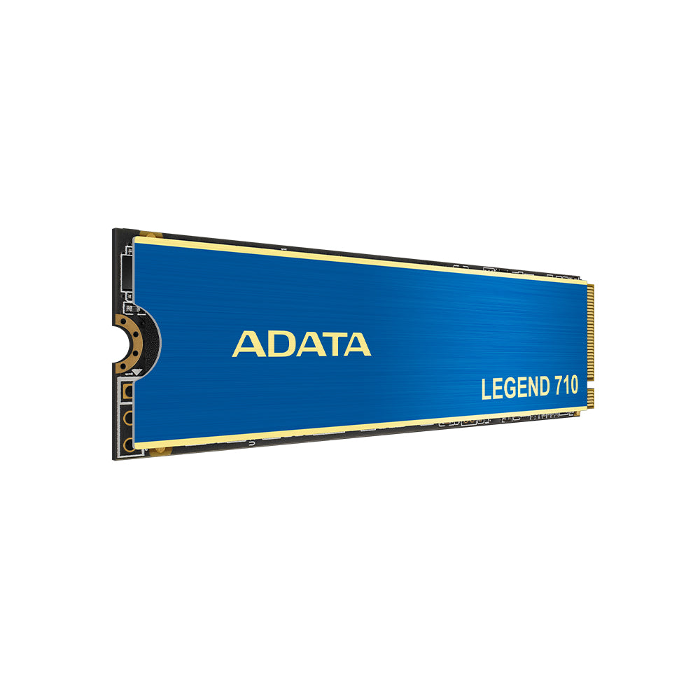 Unidad De Estado Solido Ssd Interno Adata Legend 710 512gb M.2 2280 Nvme Pcie Gen 3x4 Lect.2400 Escrit.1800 Mbs Pc Laptop Mini pc 3dnand Disipador (aleg-710-512gcs)