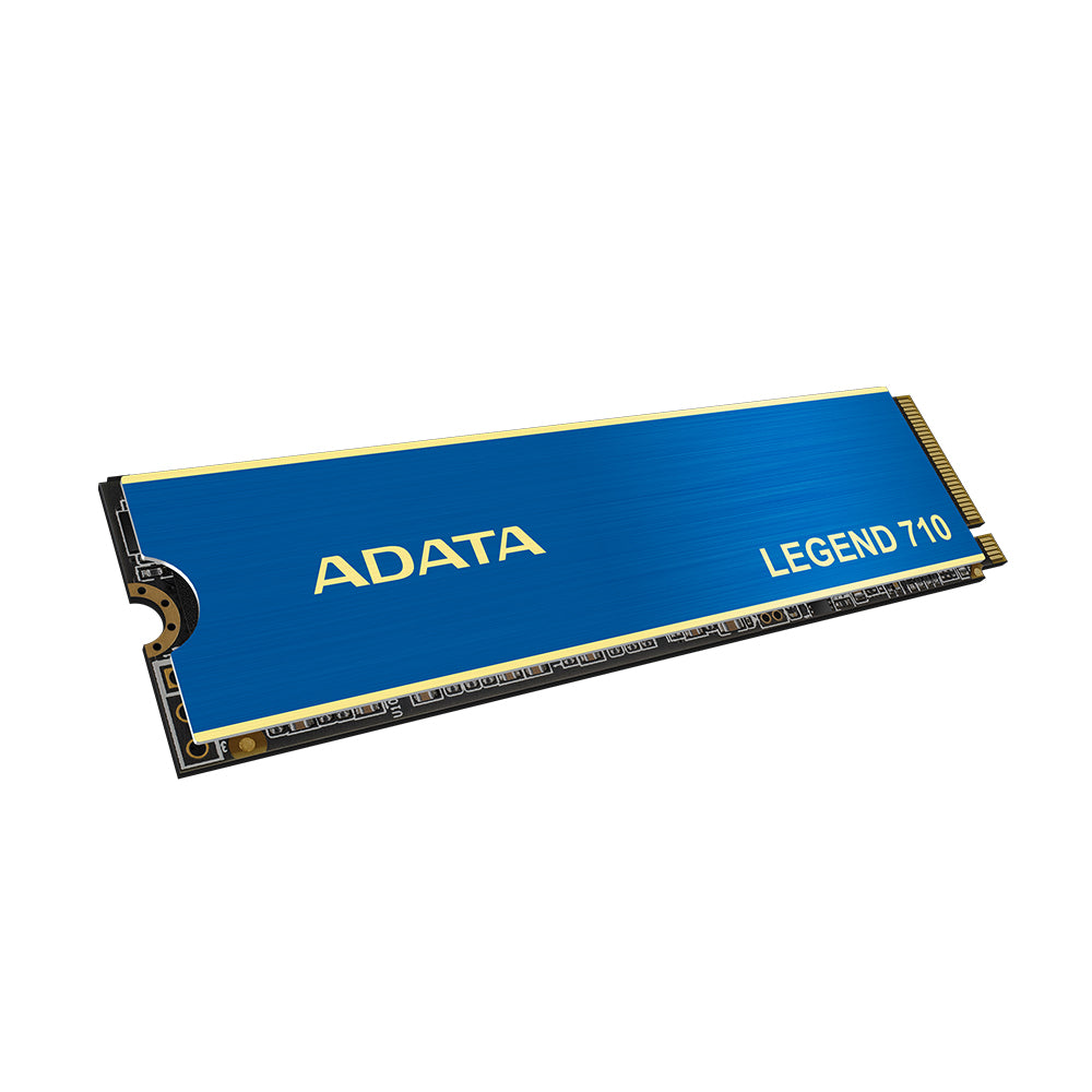Unidad De Estado Solido Ssd Interno Adata Legend 710 512gb M.2 2280 Nvme Pcie Gen 3x4 Lect.2400 Escrit.1800 Mbs Pc Laptop Mini pc 3dnand Disipador (aleg-710-512gcs)