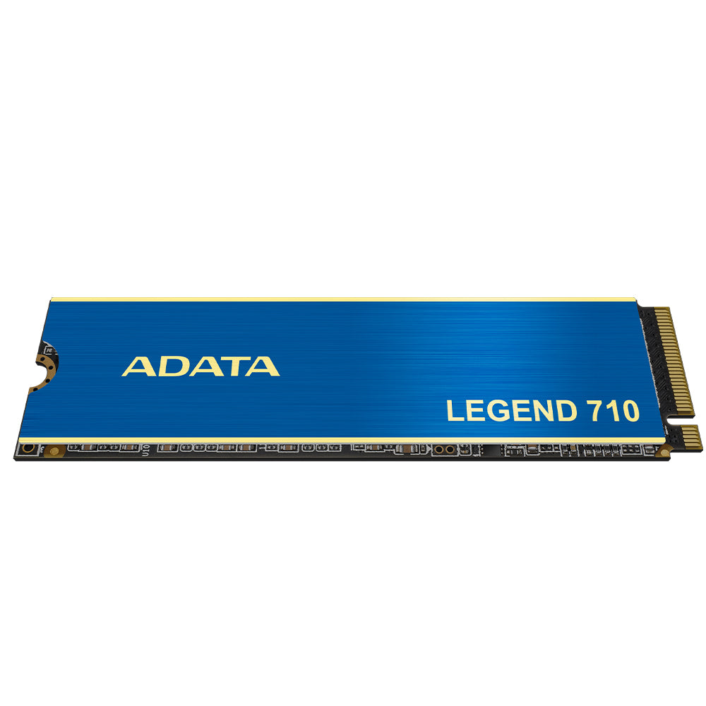Unidad De Estado Solido Ssd Interno Adata Legend 710 512gb M.2 2280 Nvme Pcie Gen 3x4 Lect.2400 Escrit.1800 Mbs Pc Laptop Mini pc 3dnand Disipador (aleg-710-512gcs)