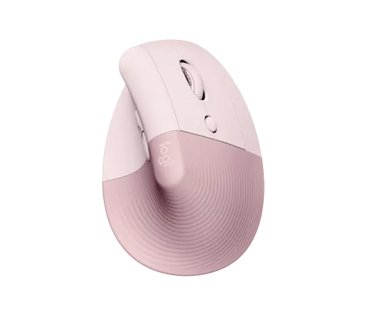 Mouse Logitech Lift Vertical Ergo Optico Inalambrico Bt Logi Bolt Easy-switch Rosa