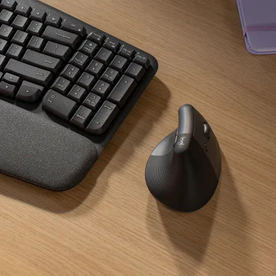 Mouse Logitech Lift Vertical Ergo Optico Inalambrico Bt Logi Bolt Easy-switch Grafito