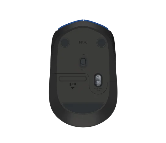 Mouse Logitech M170 Blue-k Optico Inalambrico Mini Receptor Usb Pc/mac/chrome.