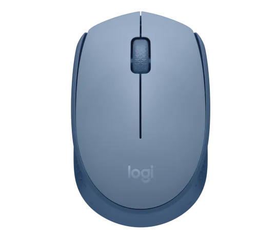 Mouse Logitech M170 Blue Grey Optico Inalambrico Mini Receptor Usb Pc/mac/chrome