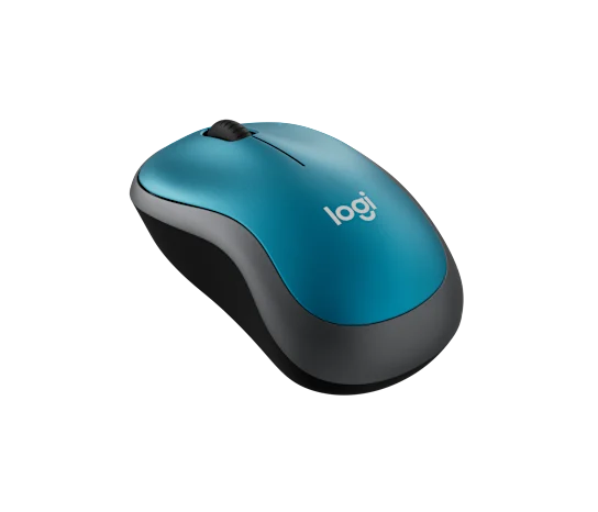Mouse Logitech M185 Blue Optico Inalambrico Mini Receptor Usb Pc/mac/chrome