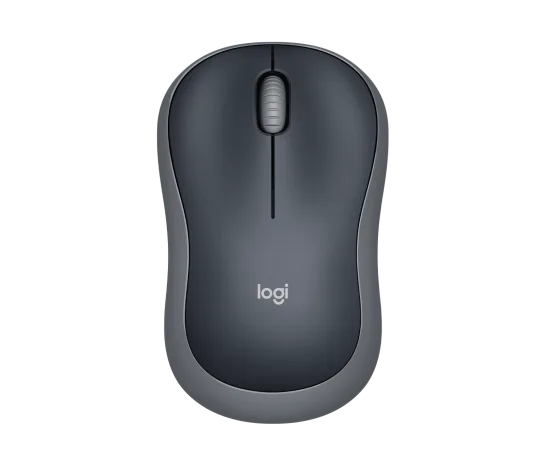 Mouse Logitech M185 Dark Grey Optico Inalambrico Mini Receptor Usb Pc/mac/chrome