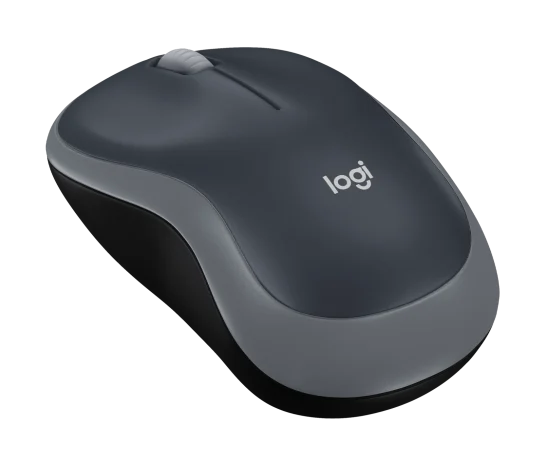 Mouse Logitech M185 Dark Grey Optico Inalambrico Mini Receptor Usb Pc/mac/chrome