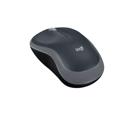 Mouse Logitech M185 Dark Grey Optico Inalambrico Mini Receptor Usb Pc/mac/chrome