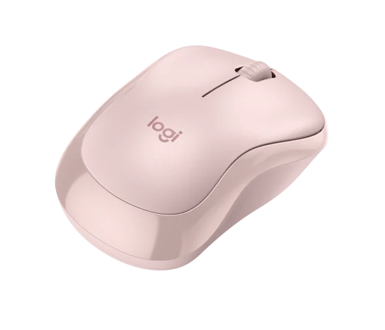 Mouse Logitech M240 Rosa Inalanbrico Bluetooth Comodo Silecioso Multi Sistema
