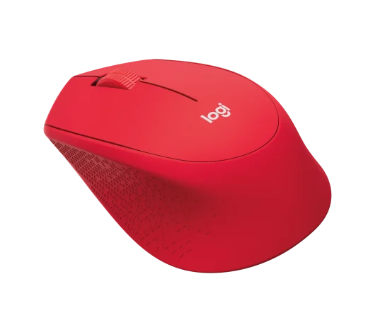 Mouse Logitech M280 Rojo Optico Inalambrico (mini Receptor Usb) Pc/mac/chrome/linux