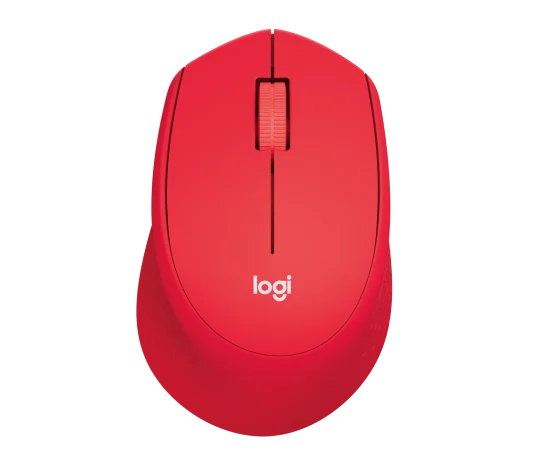 Mouse Logitech M280 Rojo Optico Inalambrico (mini Receptor Usb) Pc/mac/chrome/linux