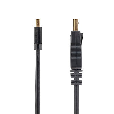 Cable De 3m Adaptador De Mini Displayport 4k 1.2 Macho A Displayport Macho- Negro - Startech.com Mod. Mdp2dpmm10