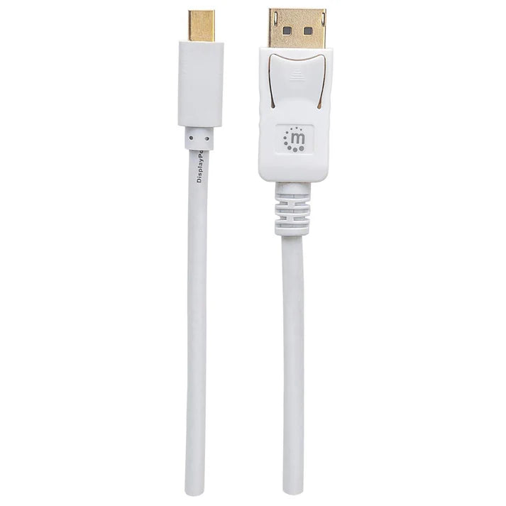 Cable Displayport,manhattan,324748, - Minidp M-m 2.0m Blanco