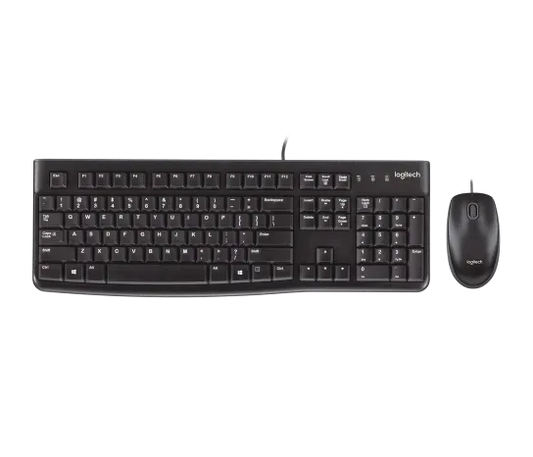 Teclado/mouse Logitech Mk120 Negro Alambricos Usb Pc / Windows