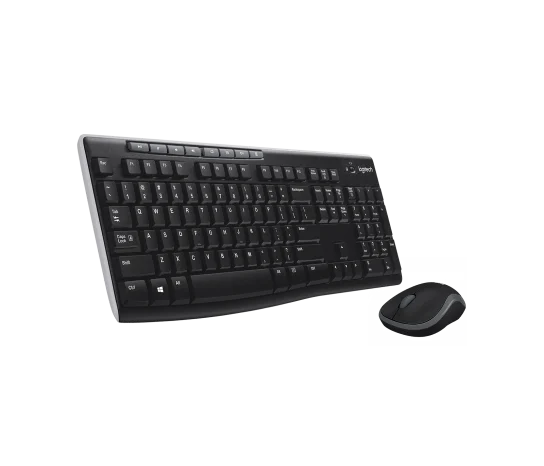 Teclado/mouse Logitech Mk270 Negro Inalambricos Usb Para Pc
