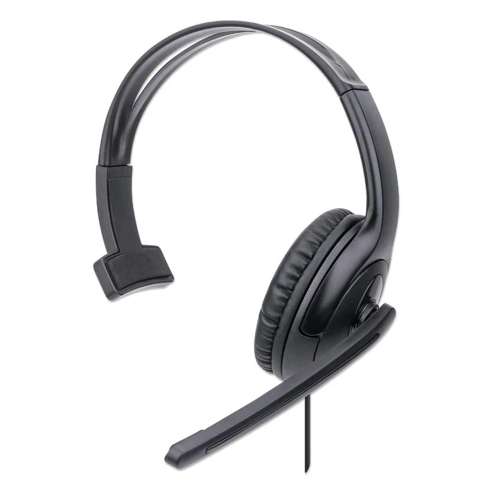 Audifonos Diadema, Manhattan,179874,usb, Monoaural, Control De Volumen