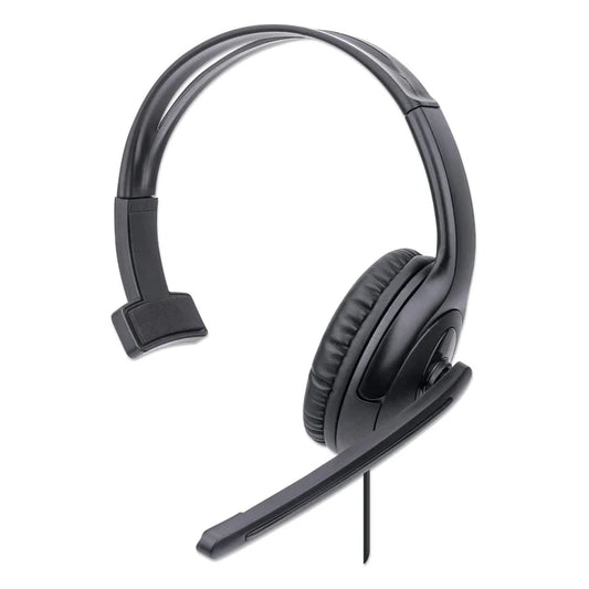 Audifonos Diadema, Manhattan,179874,usb, Monoaural, Control De Volumen