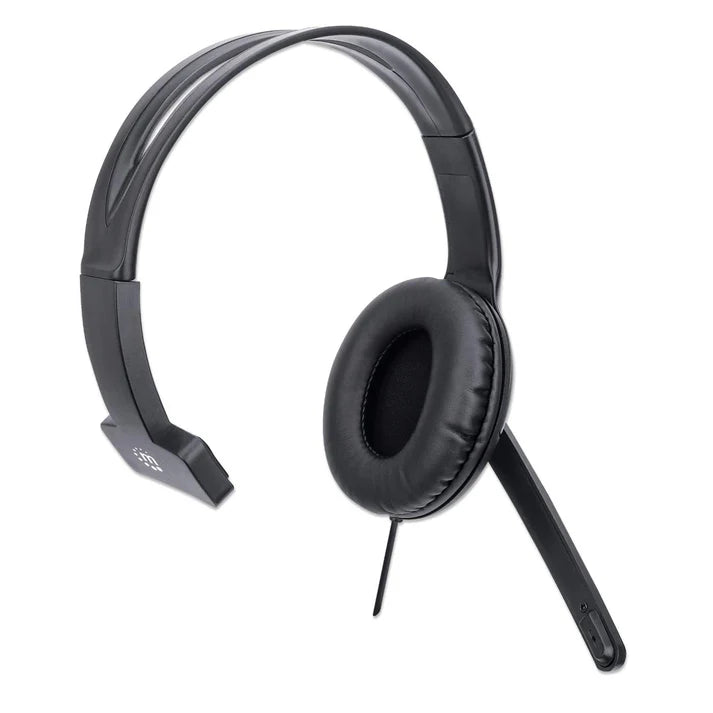 Audifonos Diadema, Manhattan,179874,usb, Monoaural, Control De Volumen