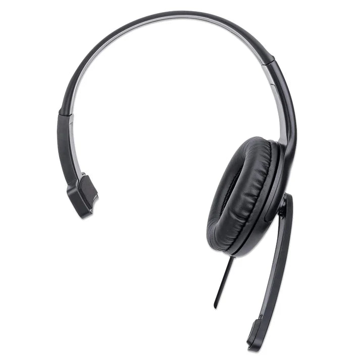 Audifonos Diadema, Manhattan,179874,usb, Monoaural, Control De Volumen
